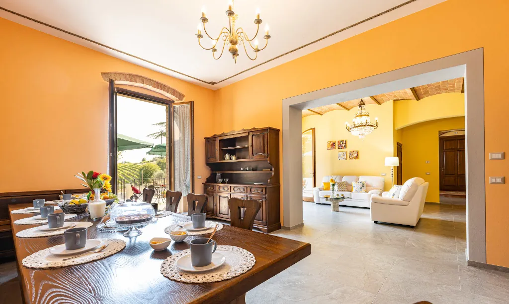 Agriturismo Tenuta di Macericca sala da pranzo